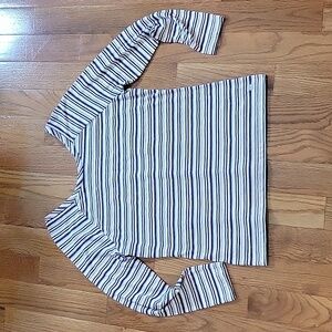T by Talbots striped long sleeve top